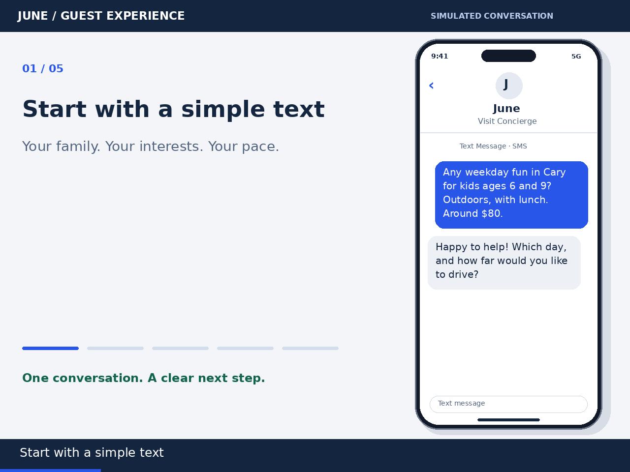 Preview of June’s Cary guide video with an upright iPhone conversation